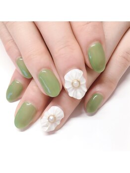 ネイルサロン アテナ(Athena)/持ち込みアート/お花