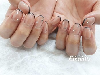サンネイルズ(sun nails)/フレンチネイル