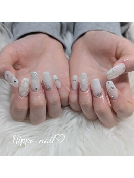 成人式ネイル★スカルプ長さ出し