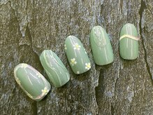 アルーシェ 平井(Alushe)/グリーンパールネイル¥6,980