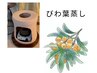 【疲労回復や美肌にも◎】びわ葉蒸し30分　¥5500→¥5000