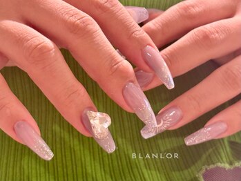 パープルマグネットネイル