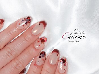 ハートホロネイル