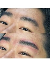 ボスブロウ 藤が丘駅前店(BOSS BROW)/ 【メンズ眉毛】　before　after