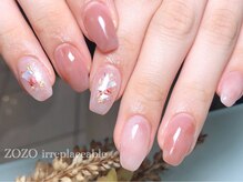 ゾゾ イリプレッセブル(ZOZO irreplaceable)/大人可愛いニュアンスネイル＊