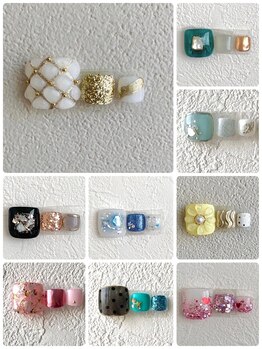ナナズネイル 西小倉店(NANA's Nail)/6月フット☆サンプルデザイン