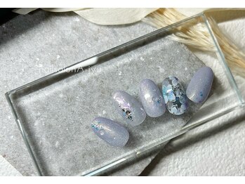 ネイルサロン アージュ(Nail Salon A jyu)/紫陽花ネイル