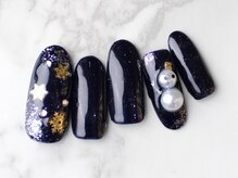 冬ネイルデザイン定額5,980円～ミラー/マグネット/オーロラ/パラ