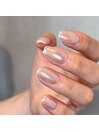ベージュミラーネイル￥8250