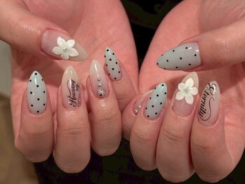 ネイルアバンス 鳳店(Nail AVANCE.)の写真/持ち込みデザインOK☆ドットネイル/レースネイル/韓国ネイル/クロスネイル★フィルインでお爪に優しく♪