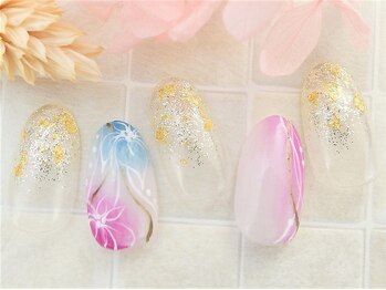ネイルズガッシュ 武蔵小山店(NAILsGUSH)/*上品フラワー*