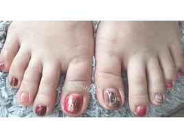 【foot】ニュアンスネイル♪