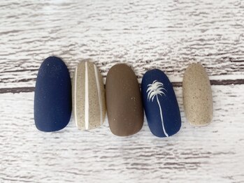 ネージュ バイ リアンジュ 辻堂(Neige by Reange)/マット大人夏ネイル