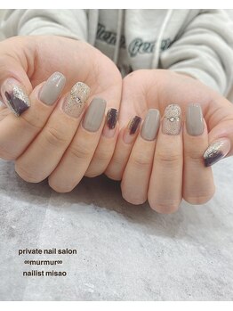 プライベート ネイルサロン マーマ(murmur)/塗りかけネイル