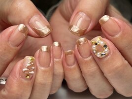 【定額】ミラークリスマスネイル