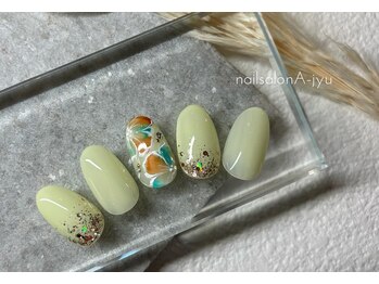 ネイルサロン アージュ(Nail Salon A jyu)/リゾートフラワーネイル