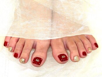 ミアローザ(Mia Rosa)/シンプルフットネイル