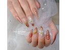 水滴フラワーネイル