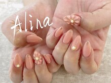 エリナネイルサロン池袋(Alina Nail Salon)/お花ネイル