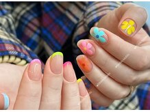 モモネイル 蒲田店(MOMOネイル)/手書きアート