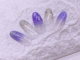 紫陽花ネイル