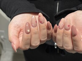 春らしいフラワーネイル