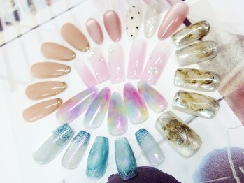 ブルーデイジー 栄本店(Blue daisy)の写真/ジェル★キャンペーン新規6000円7000円8000円デザイン200種類以上から選べます♪付替オフ無料&カラー変更OK
