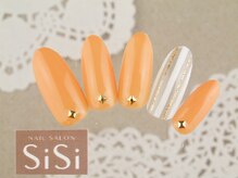 シシ(SiSi)/パステルオレンジ＆ストライプ☆