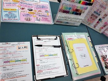 スウィーティーネイル 伊勢佐木一丁目店(Sweetie Nail)/デザインシートにご記入頂きます