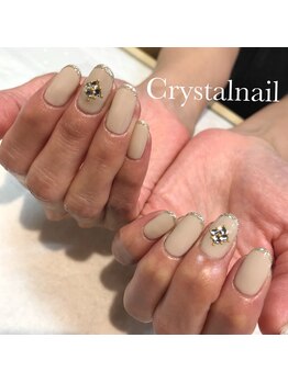 クリスタルネイル ボンベルタ橘店(CRYSTAL NAIL)/上品ネイル