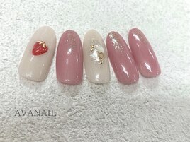 【いちごネイル】
