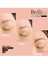 ブリリアン/ハリウッドブロウリフト　難波　