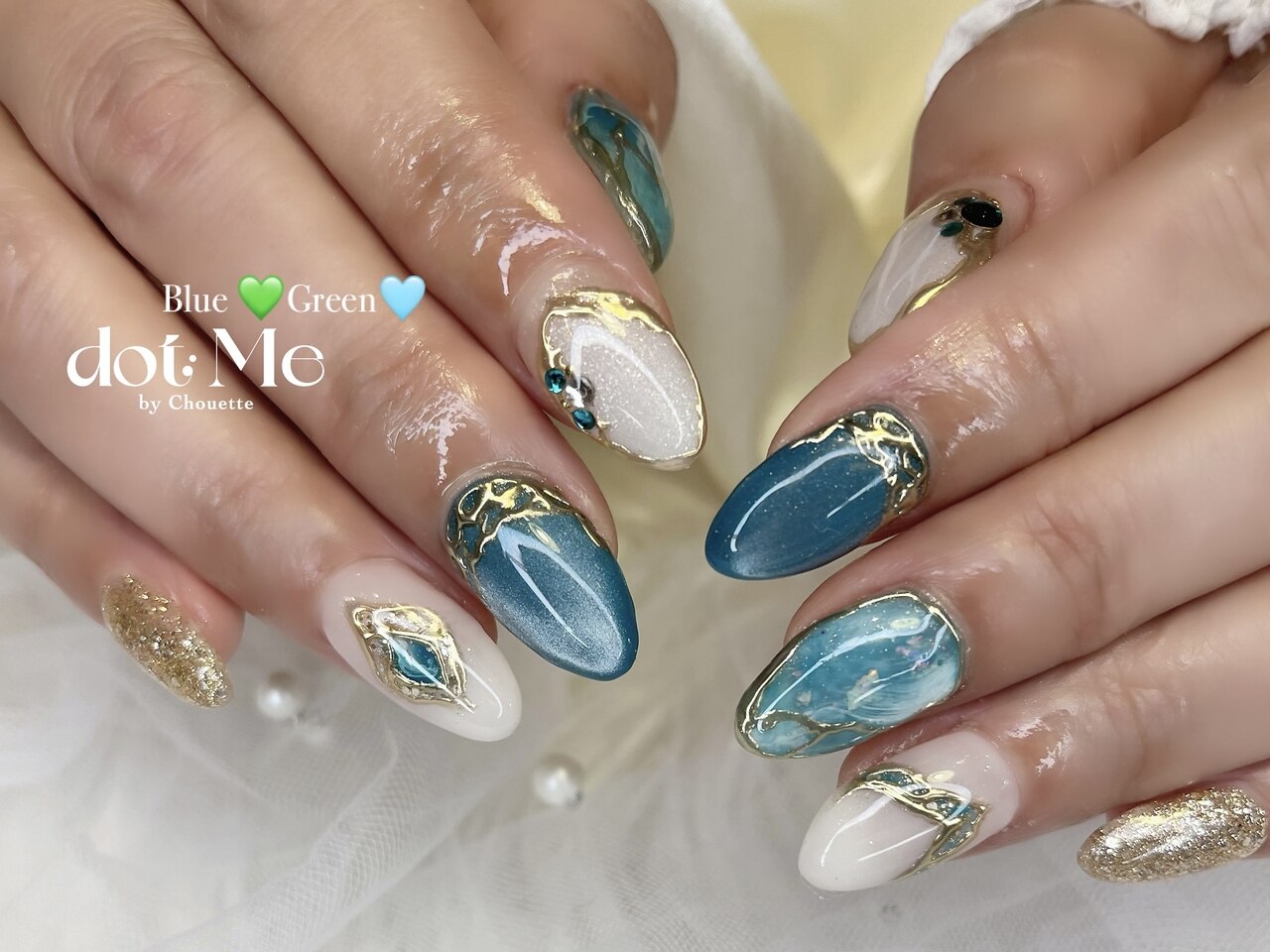 オーダーネイルチップJasmine_nail No.5 （MamiさんはInstagram