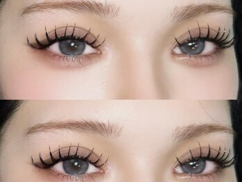 フラッシーネイルズ(Flashy Nails)の写真/圧倒的な目力!!印象的で魅力あふれる目元に☆自まつ毛が少ない方、細い方でも大満足のボリュームに♪