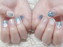 キラキラネイル 川口 南鳩ヶ谷店/夏デザイン