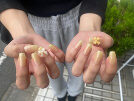 -- ラメ×リボンパーツ --