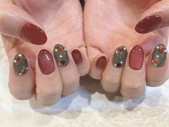 マイフェアレディ 今池(MyFairLady)/クリスマスカラーの冬ネイル