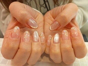エムネイルズ(m nails)の写真/貴方だけのこだわりネイル【初回オフ無料★70分付け放題￥8180】アート追加1本￥660～
