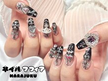 ネイルマフィア 原宿(NAIL MAFIA)/クロムネイル/シルバーパーツ