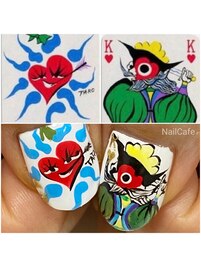 絵画ネイル