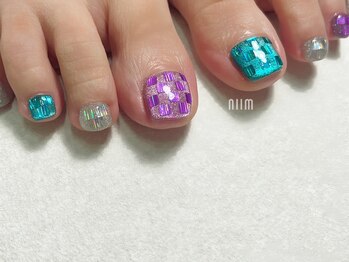 ニーム(niim)/ミラーボールネイル