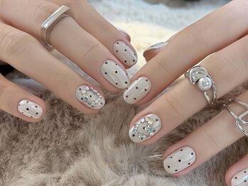 ナユキネイル 渋谷店(NA.YUKI NAIL)/甘すぎない可愛いネイル