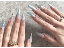 ★水色グラデーションnail★