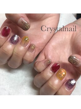 クリスタルネイル ボンベルタ橘店(CRYSTAL NAIL)/ニュアンスネイル