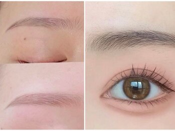 ムム 野々市 若松(mumu)の写真/【朝の時短＆垢抜け眉毛美人に◎】人気のまつ毛パーマと眉毛WAXのお得なセットで更にお顔の印象アップ！