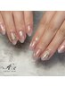 ■ケア+ハンドネイル■パラジェルサンプルデザインネイル 　¥8,500～