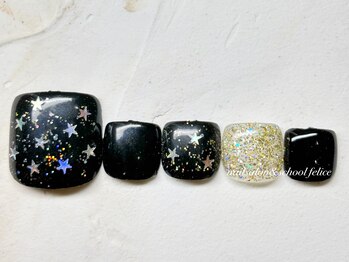 フェリーチェ(nail salon＆school felice)/フットネイル/定額制8800円/瑞江