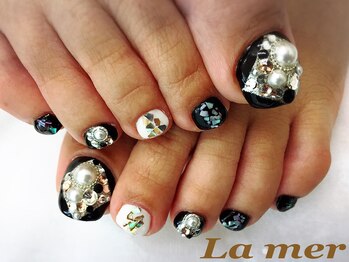ラメール(La mer)/フット★パールネイル★ 8800円