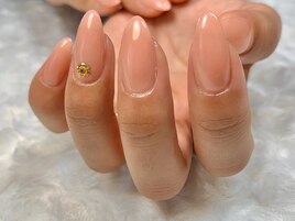 美爪ベージュカラー