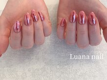 ルアナネイル(Luana nail)/ピンクミラー